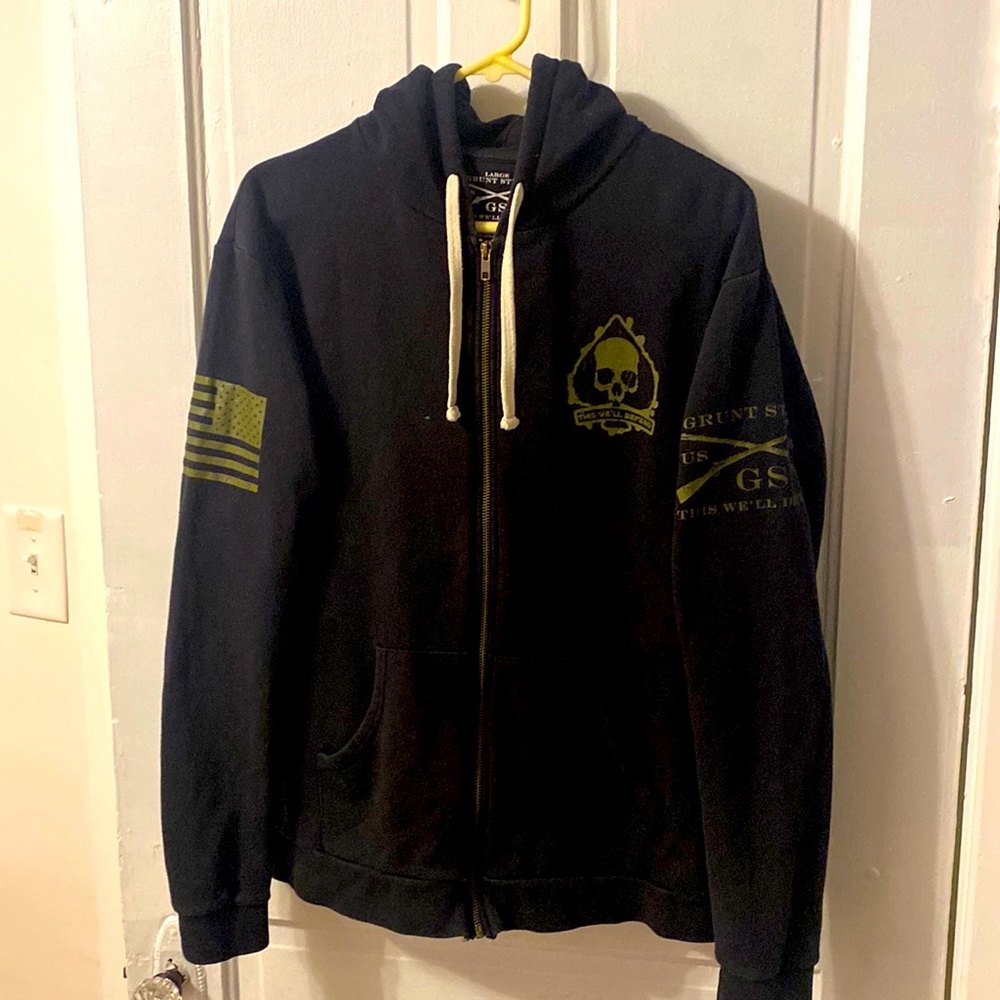 Grunt style zip up hoodie